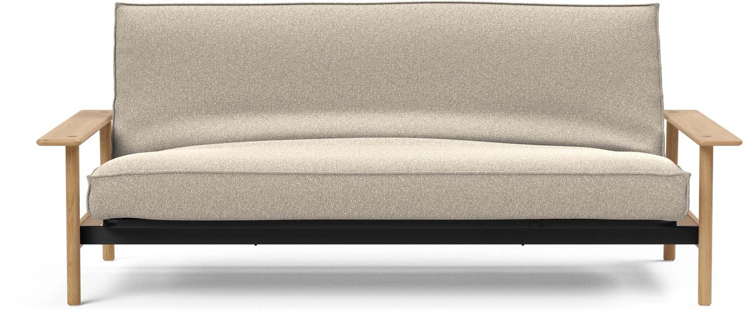 Stylisches Balder Bettsofa 140 mit hochwertigem Sharp Plus Bezug von Innovation Living – perfekt für gemütliche Abende und modernes Wohnen.