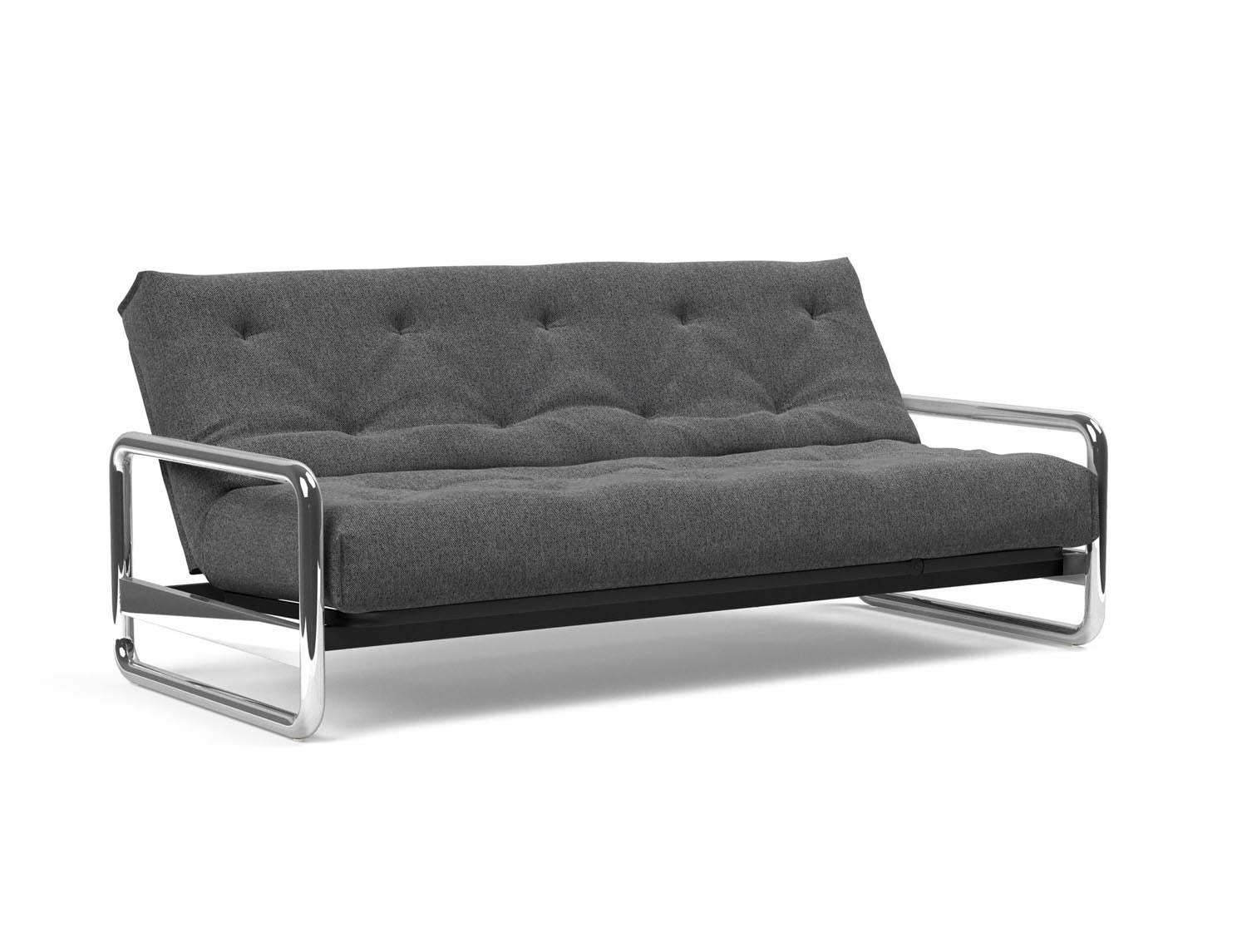 Stylisches Lomira Schlafsofa 140 Nordic Soft Spring, ideal für kleine Räume, bietet Komfort und Flexibilität für Tag und Nacht.
