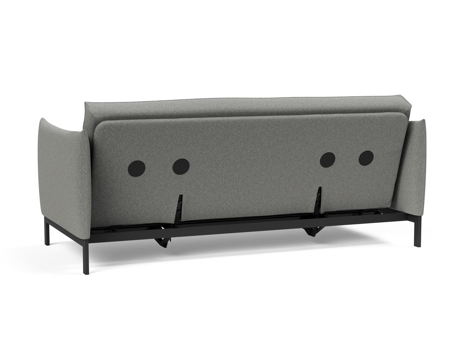 Modernes Junus 140 Bettsofa mit stilvollem Soft Spring Bezug, ideal für komfortable Nächte und flexible Raumgestaltung.