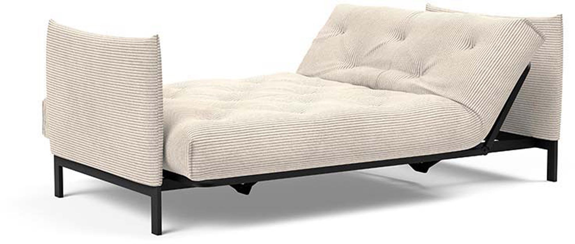 Modernes Junus 140 Bettsofa von Innovation Living in skandinavischem Design, ideal für stilvolle Wohnräume und als Schlafgelegenheit.