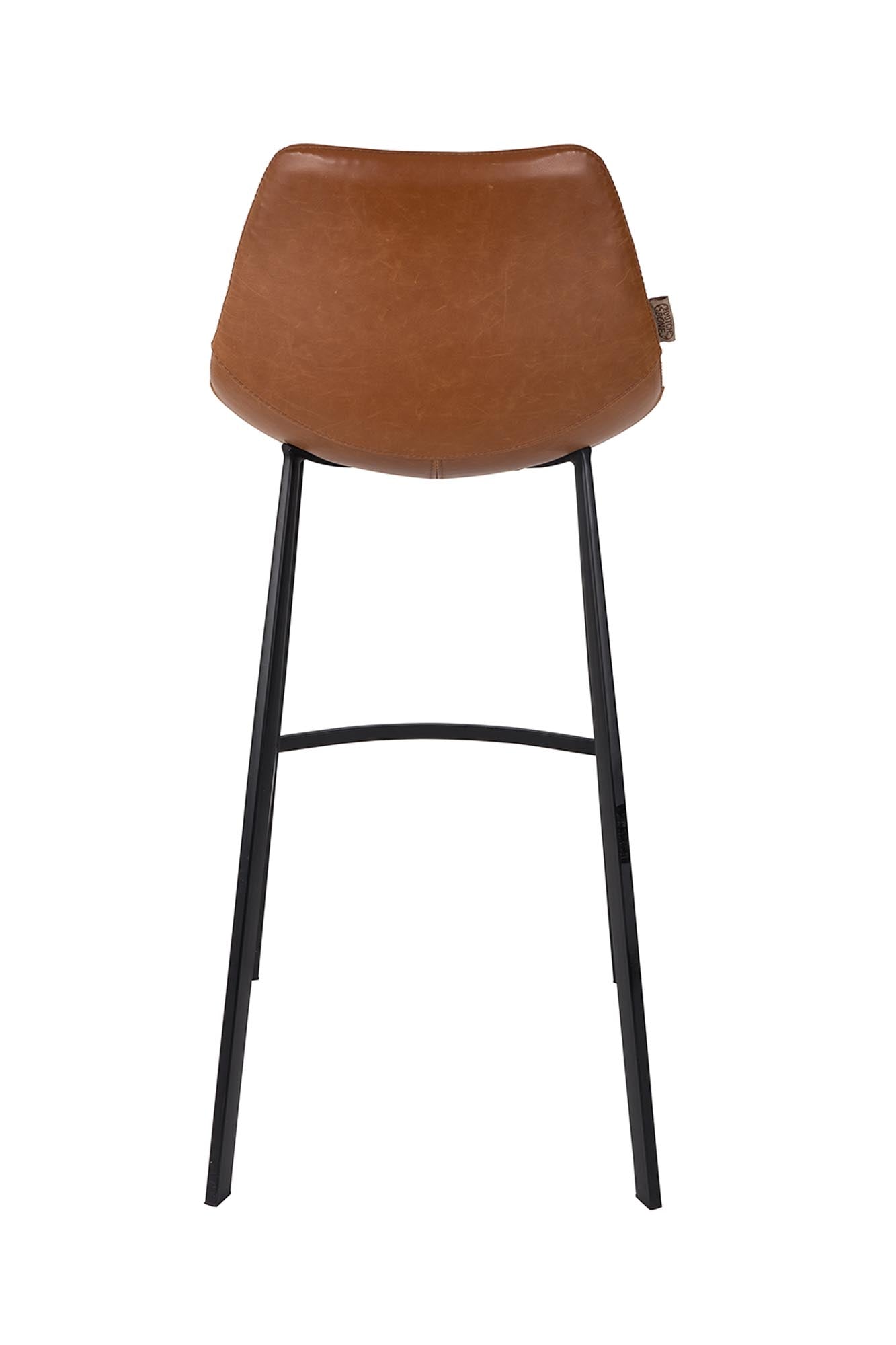 Eleganter Barstuhl Franky von Dutchbone, ideal für stilvolle Bars und Küchen. Hochwertige Materialien und ansprechendes Design vereinen Komfort und Ästhetik.
