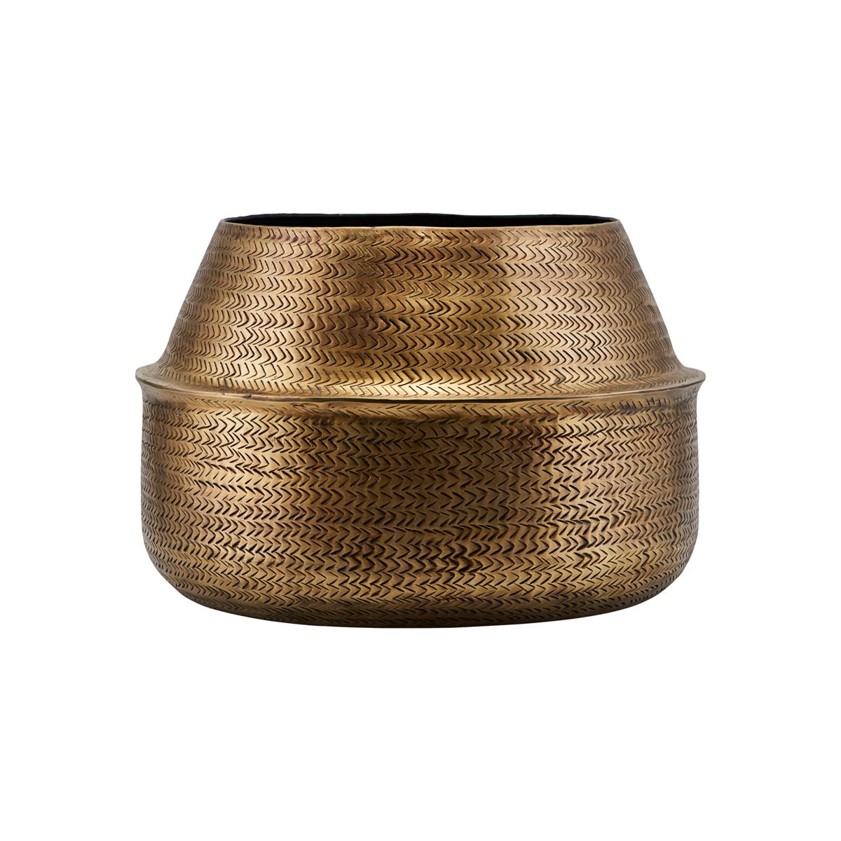 Moderner Rattan-Blumenkasten mit ansprechendem Design, perfekt für die stilvolle Dekoration von Pflanzen in jedem Wohnraum.