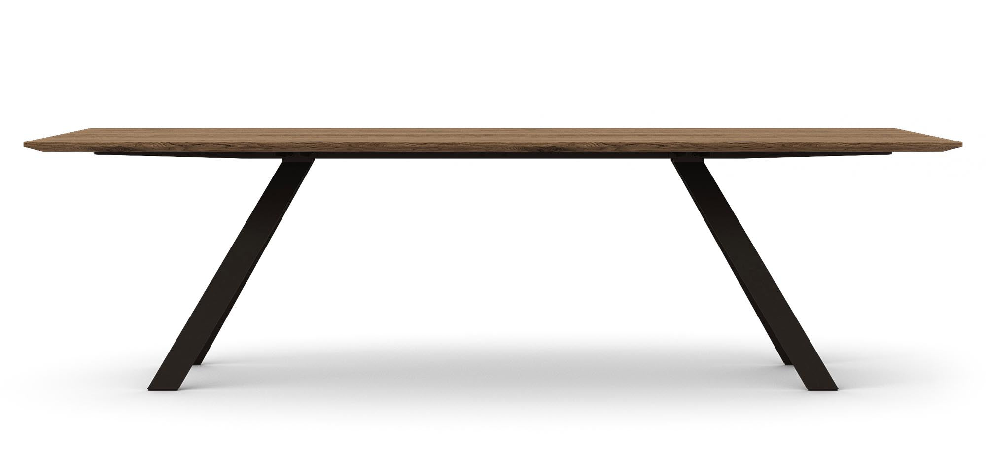 Eleganter Airblade Esstisch in Schwarz von Mobimex, aus edler Eiche, perfekt für zeitgemäße Wohnräume und gesellige Essensmomente.