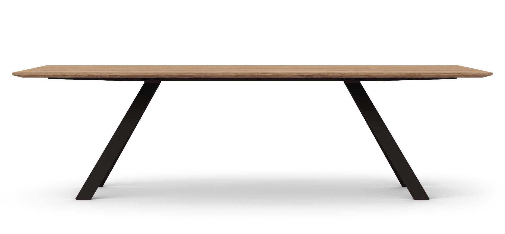 Stylischer Airblade Esstisch in Schwarz von Mobimex, aus edler Eiche, perfekt für zeitgemäße Essbereiche und gesellige Zusammenkünfte.