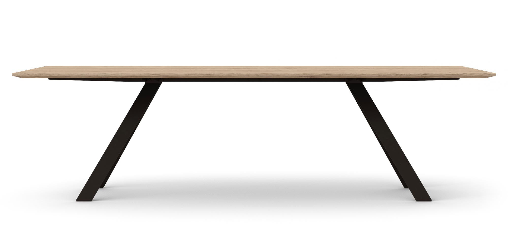 Stylischer Esstisch Airblade in Schwarz von Mobimex, aus edler Eiche, perfekt für zeitgemäße Wohnräume und gesellige Zusammenkünfte.