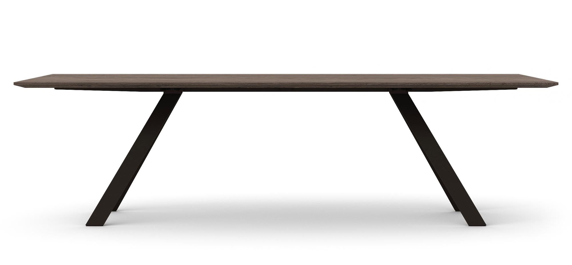 Eleganter Airblade Tisch in Schwarz von Mobimex, aus edler Eiche, perfekt für moderne Essbereiche und gesellige Zusammenkünfte.