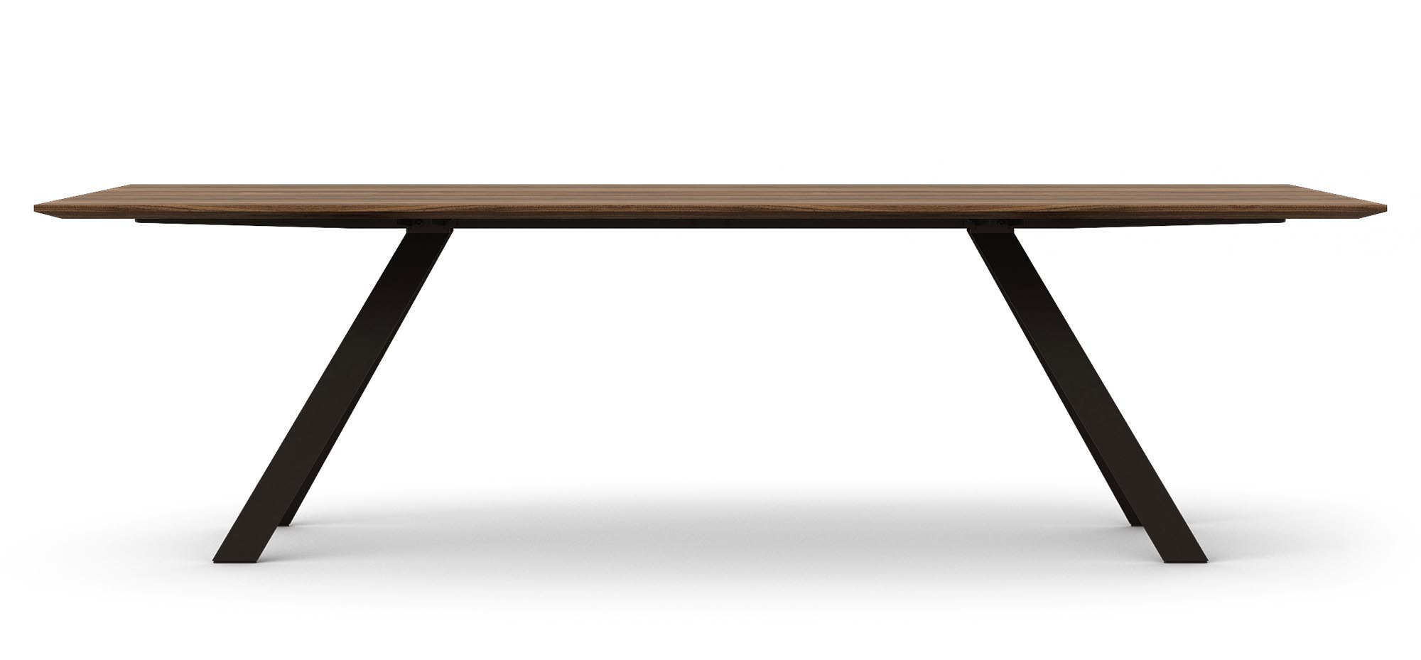 Eleganter Airblade Tisch in Schwarz von Mobimex, gefertigt aus hochwertiger Eiche, ideal für moderne Essbereiche und gesellige Anlässe.