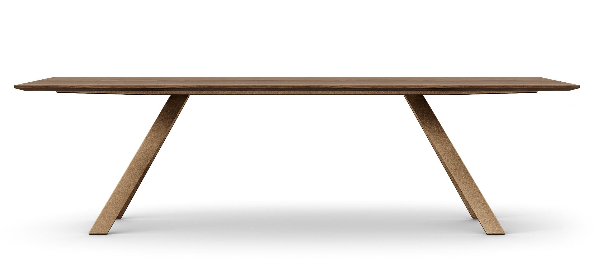 Eleganter Esstisch Airblade in Bronze von Mobimex, ideal für stilvolle Essbereiche und gesellige Zusammenkünfte.