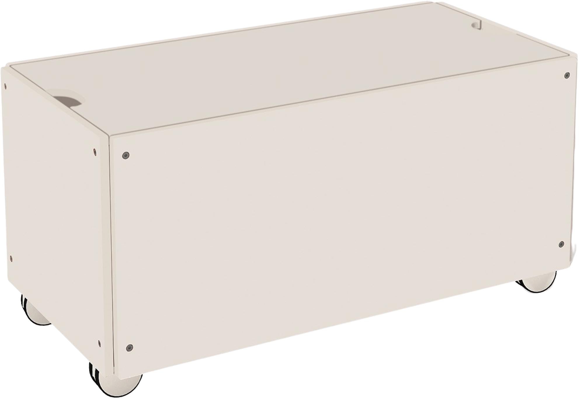Stylischer Bettkasten mit Deckel von Müller Möbelwerkstätten, perfekt für die platzsparende Aufbewahrung von Bettwäsche und persönlichen Gegenständen.