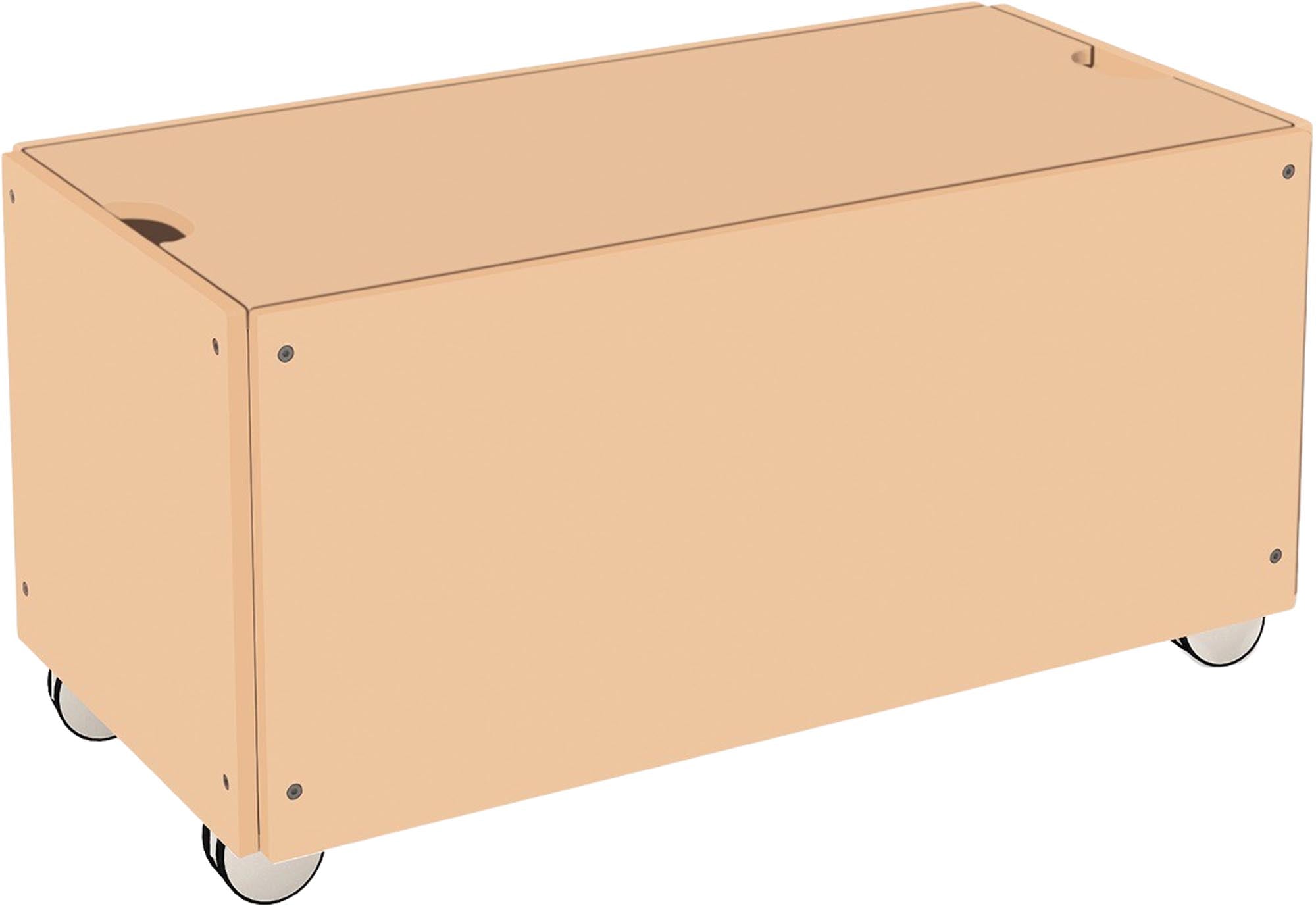 Stylischer Bettkasten mit Deckel von Müller Möbelwerkstätten – perfekter Stauraum für Bettwäsche und persönliche Gegenstände im Schlafzimmer.
