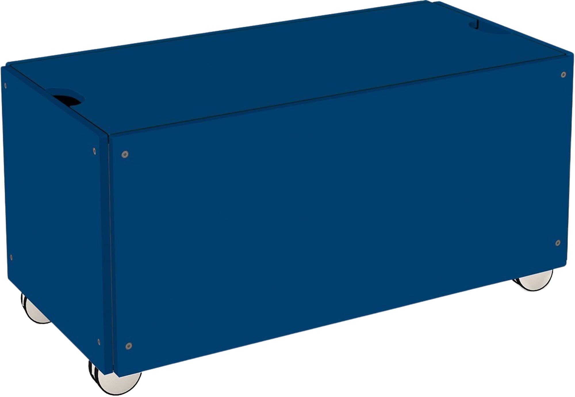 Stylischer Bettkasten mit Deckel von Müller Möbelwerkstätten, ideal zur platzsparenden Aufbewahrung von Bettwäsche und anderen Utensilien.