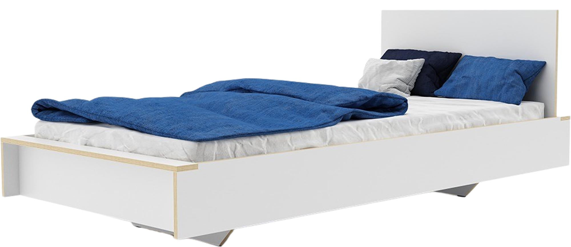 FLAI Einzelbett: Stilvolles Design mit komfortabler Schlafhöhe.