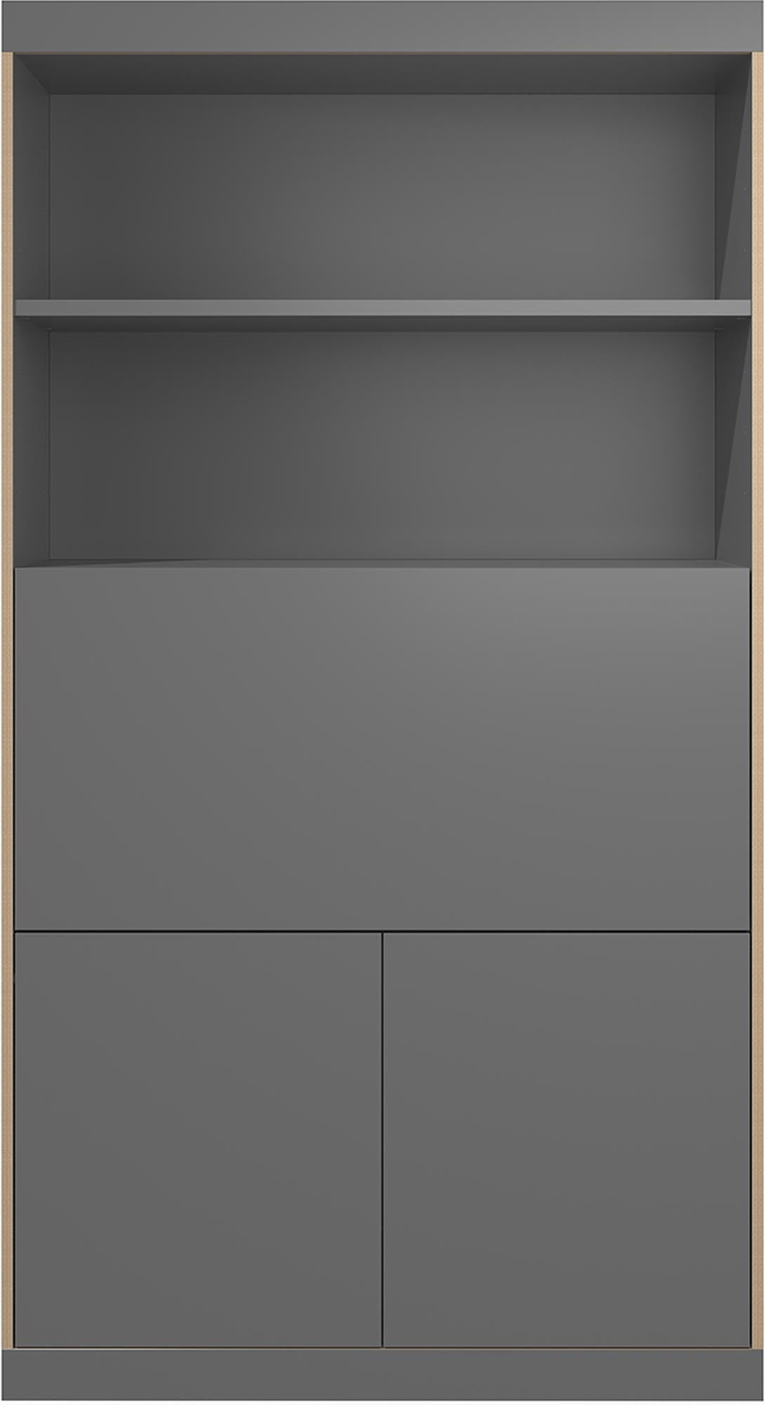 Eleganter FLAI Sekretär von Müller Möbelwerkstätten, ideal für das Home Office, vereint modernes Design mit praktischen Stauraumlösungen.