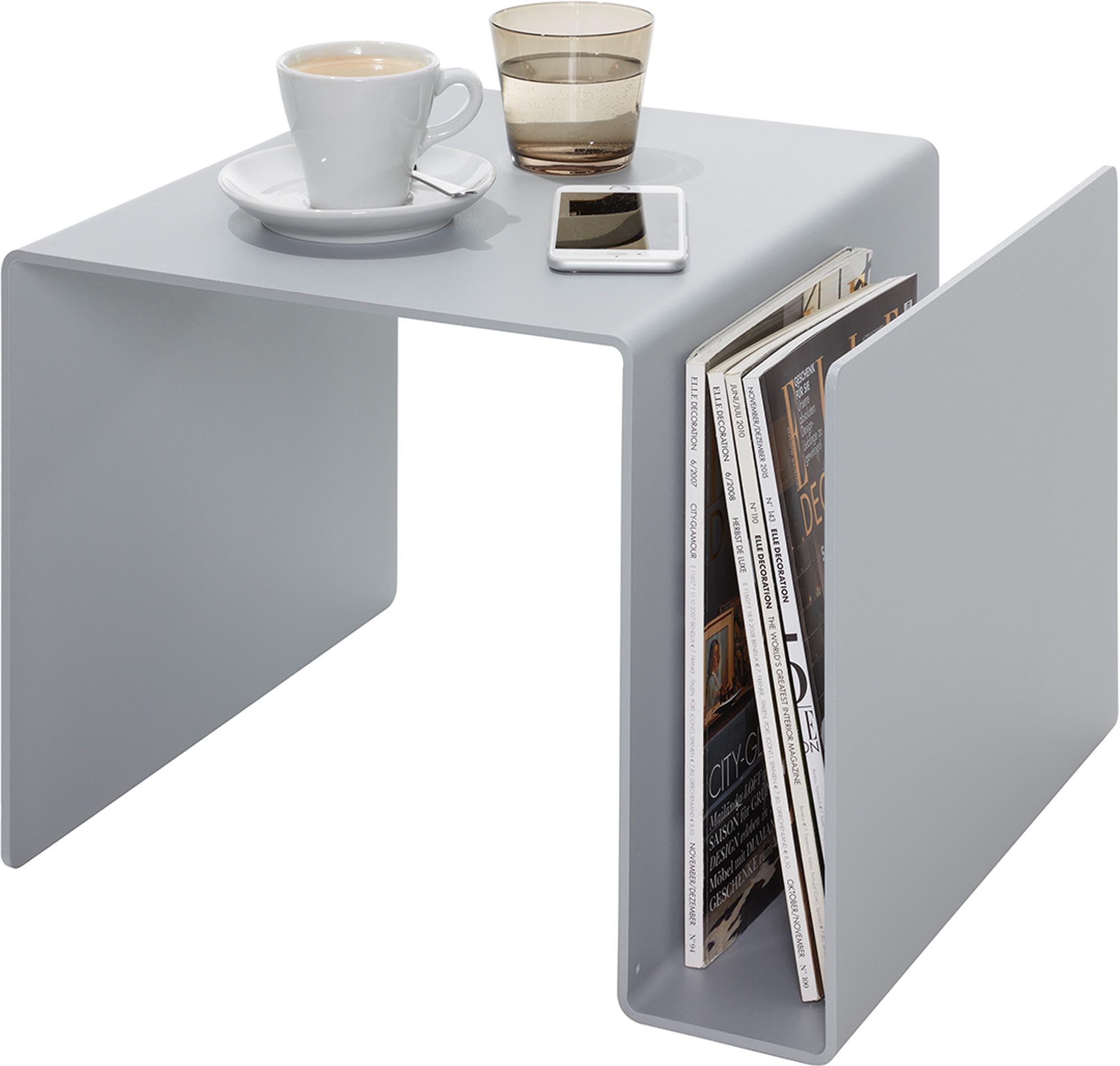 Moderner HUK Beistelltisch von Müller Möbelwerkstätten, ideal für Wohnzimmer oder Schlafzimmer, aus hochwertigem Material in elegantem Design.