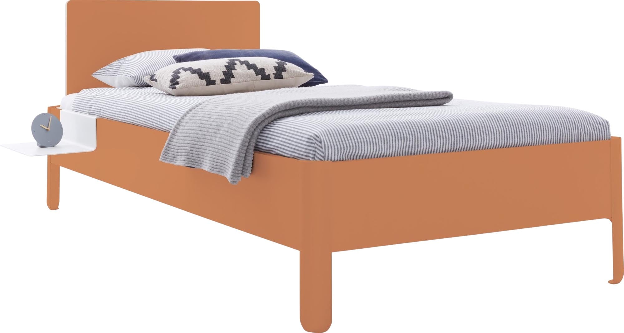 Modernes Nait Einzelbett mit elegantem Kopfteil, ideal für stilvolle Schlafzimmer und optimalen Schlafkomfort.