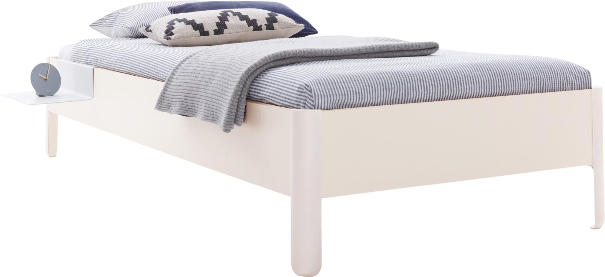 Stylisches Nait Einzelbett 120 von Müller Möbelwerkstätten, perfekt für minimalistische Räume und bietet Komfort und Funktionalität.