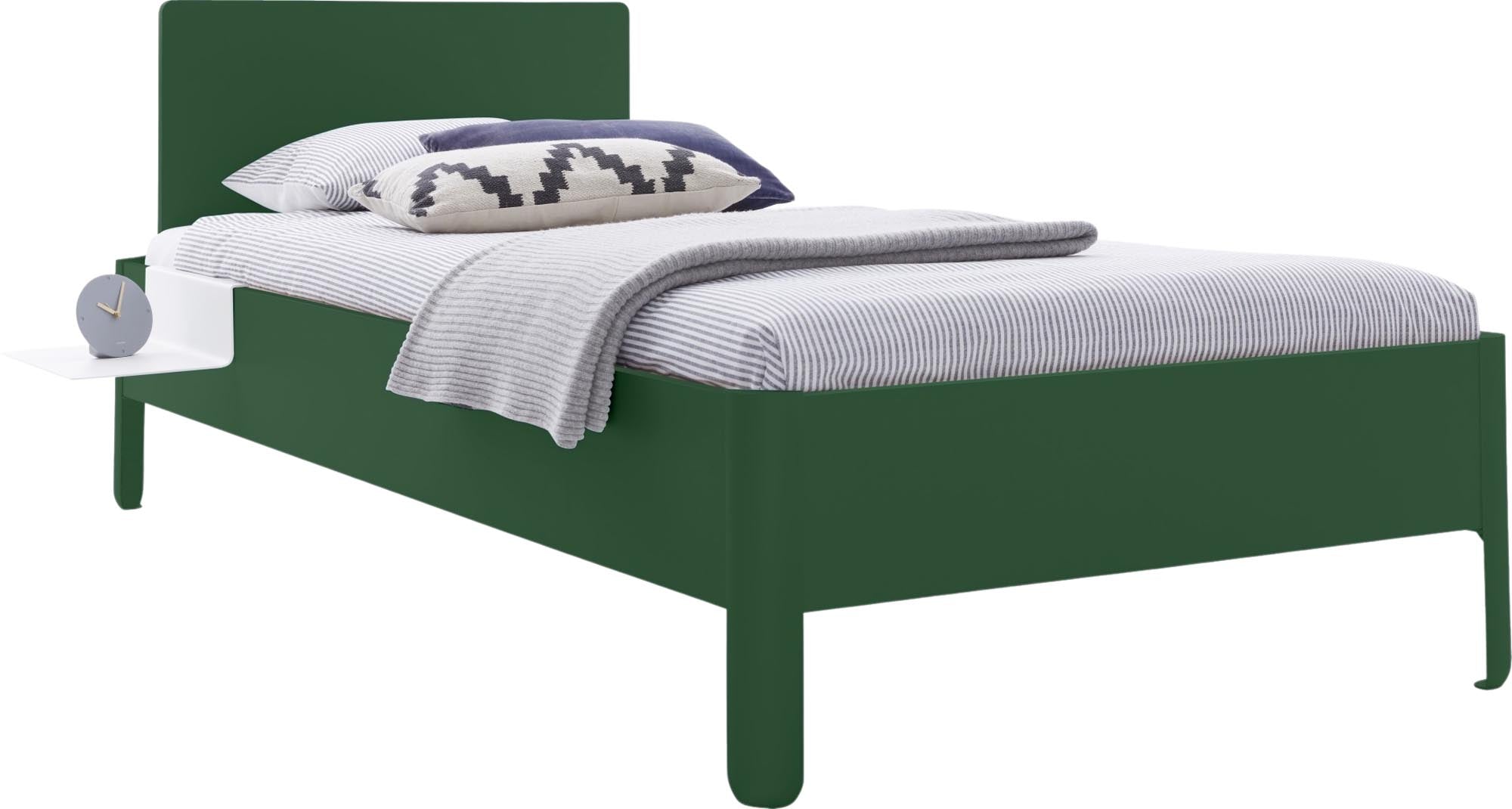 Modernes Nait Einzelbett mit elegantem Kopfteil, ideal für stilvolle Schlafzimmer und flexible Einrichtungsmöglichkeiten.
