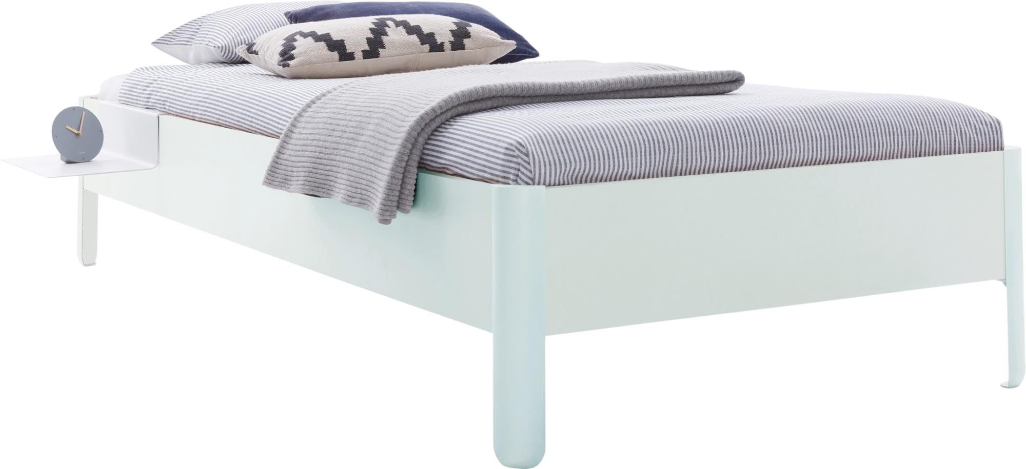 Elegantes Nait Einzelbett 90 von Müller Möbelwerkstätten, perfekt für kleine Räume und modernes Wohndesign. Funktional und ästhetisch.