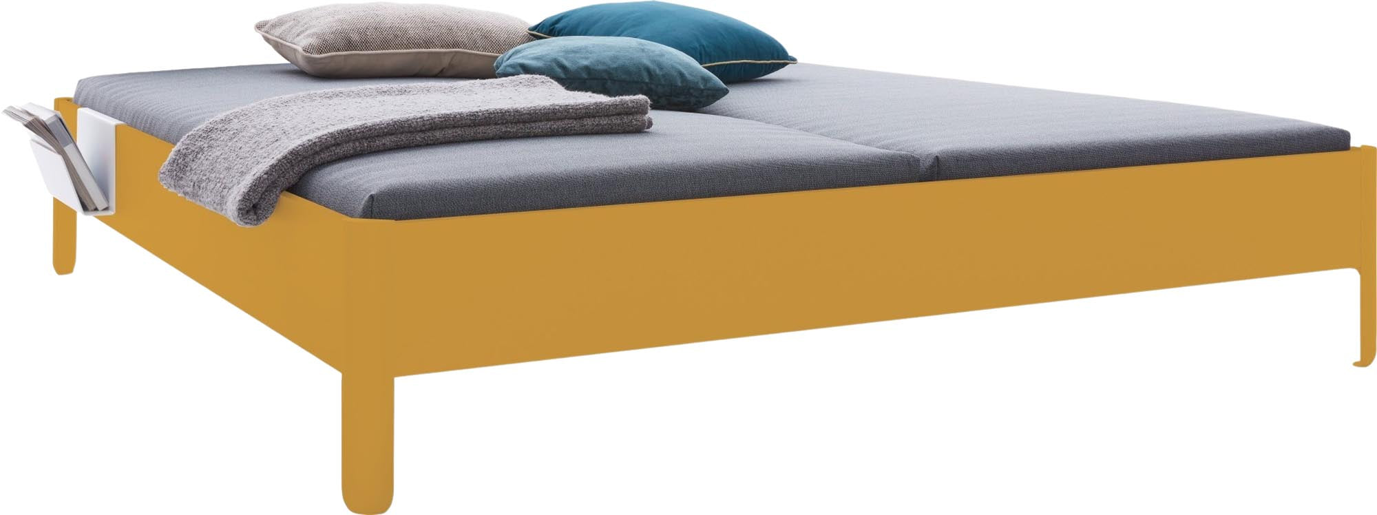 Elegantes Nait Doppelbett 160 von Müller Möbelwerkstätten, ideal für stilvolle Schlafzimmer mit modernem Flair und optimalem Schlafkomfort.