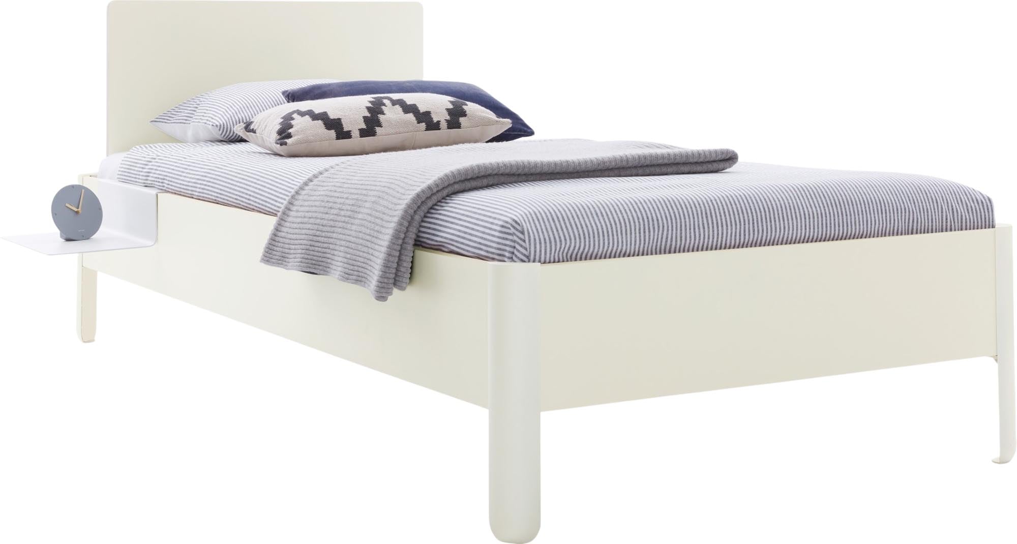 Elegantes Nait Einzelbett mit ansprechendem Kopfteil, das Funktionalität und Design vereint – ideal für entspannende Nächte.
