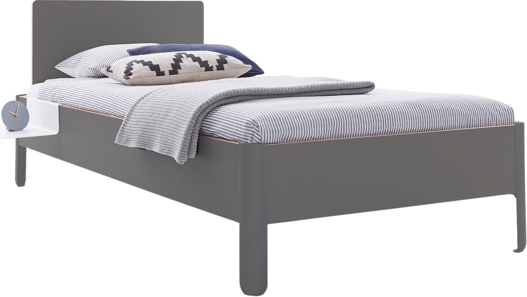 Modernes Nait Einzelbett mit elegantem Kopfteil, ideal für stilvolle Schlafzimmer und optimalen Schlafkomfort.