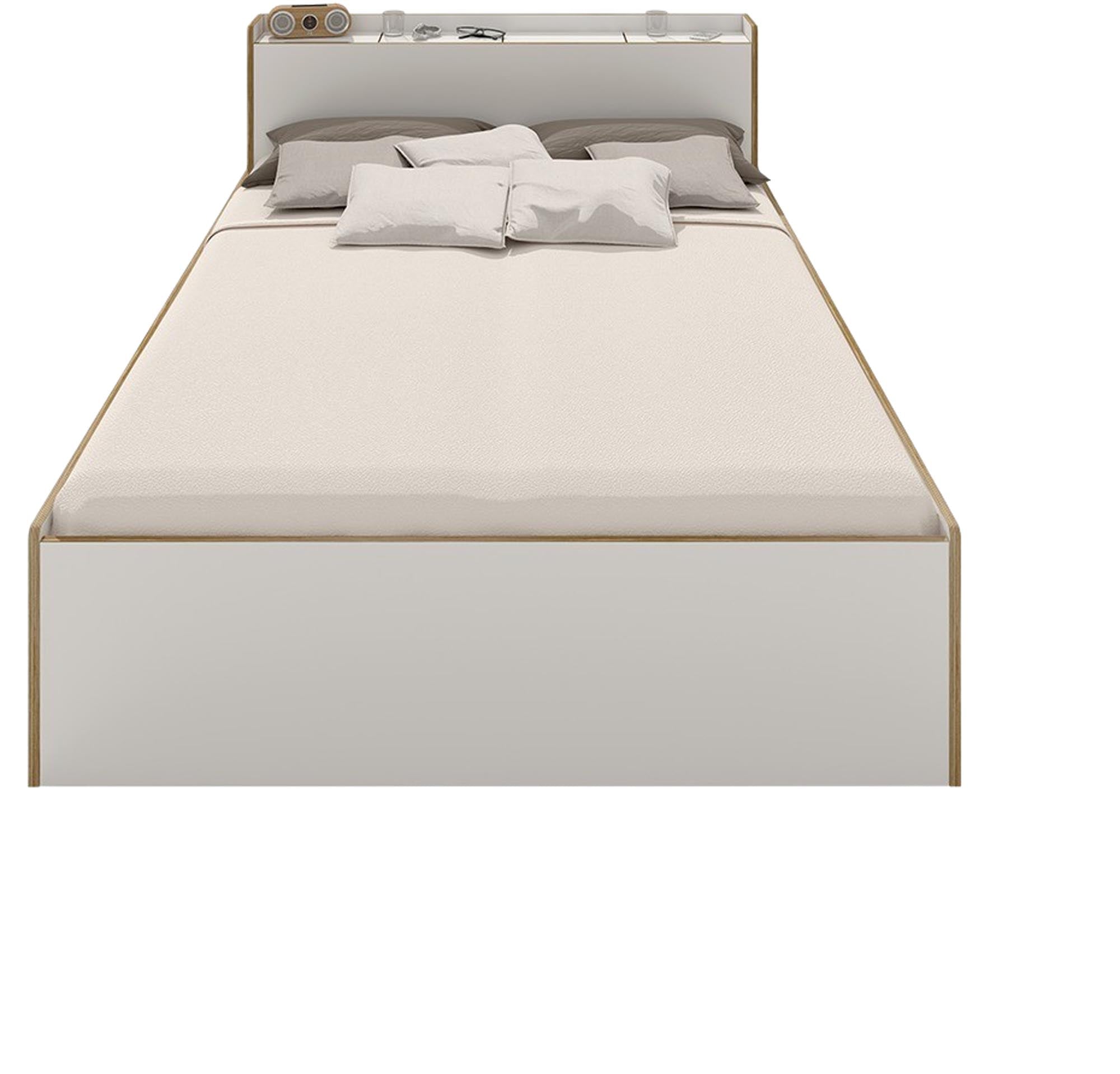 NOOK Einzelbett von Müller Möbelwerkstätten: Elegantes Design trifft auf Funktionalität, perfekt für stilvolle und platzsparende Schlafzimmer.
