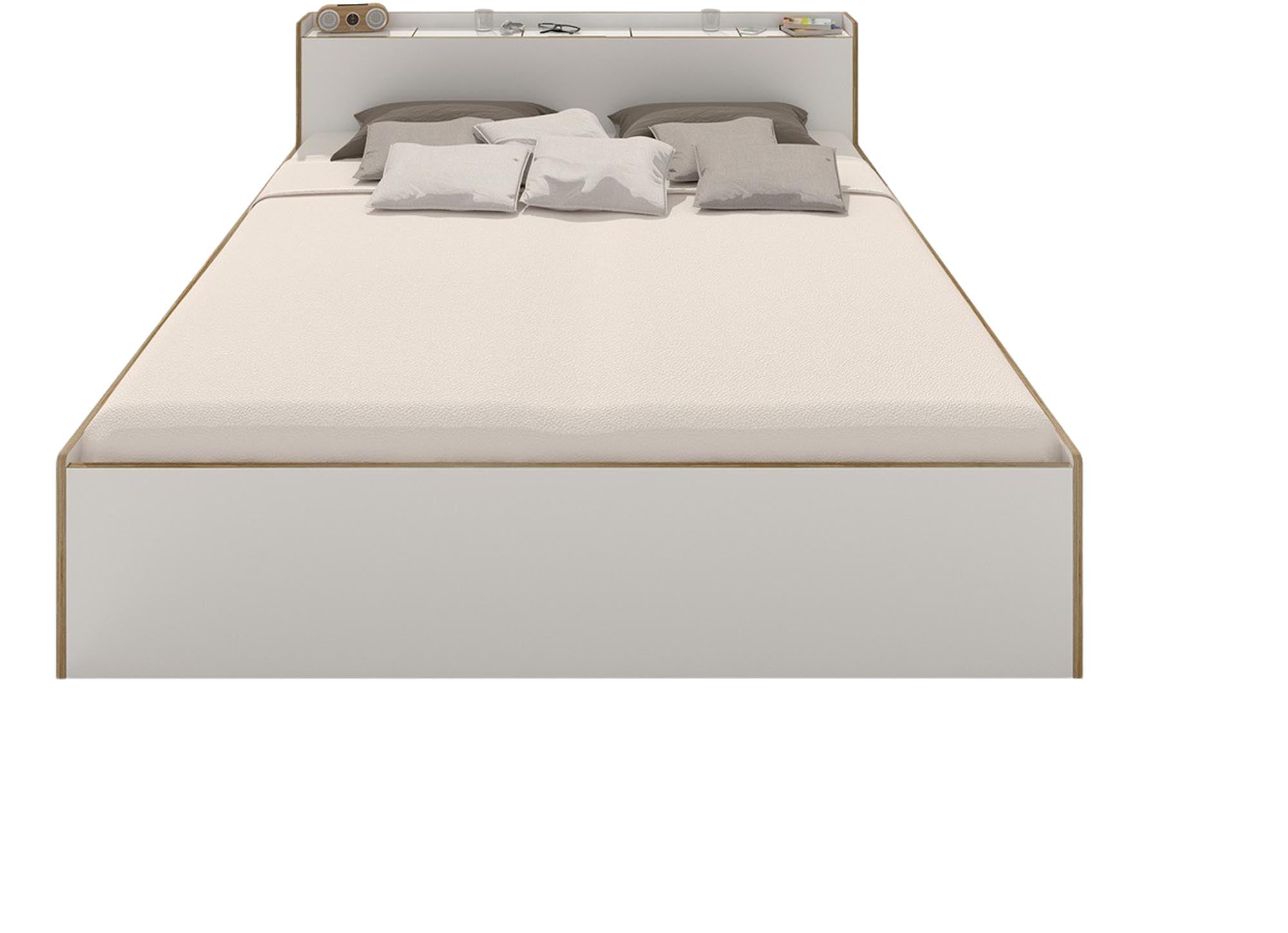 NOOK Doppelbett: Elegantes Design mit integriertem Stauraumwunder.