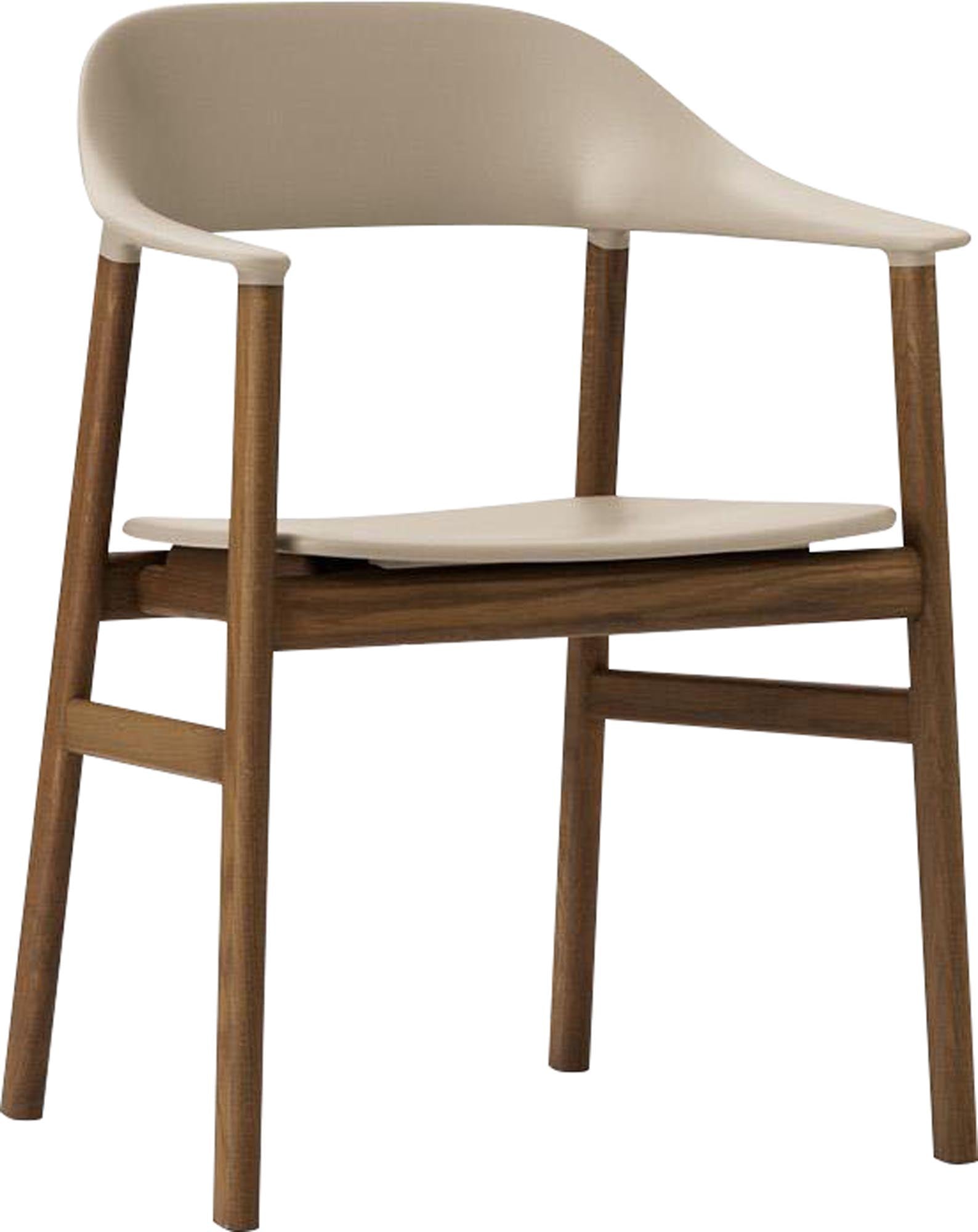 Eleganter Herit Armlehnstuhl von Normann Copenhagen, der skandinavisches Design und Komfort vereint, perfekt für jedes moderne Zuhause.