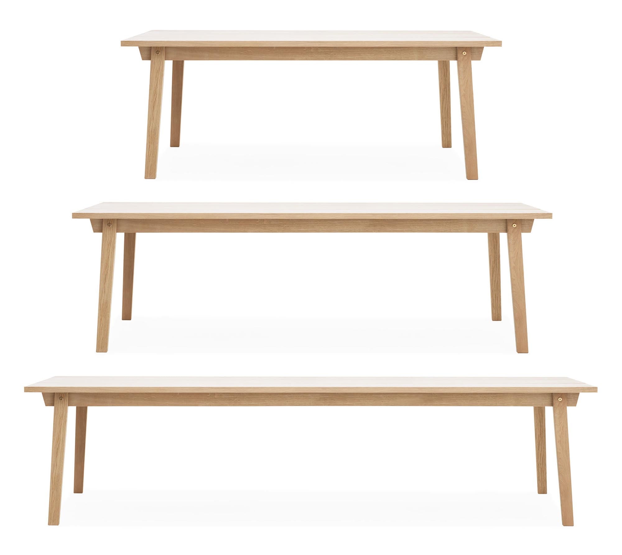 Der Slice Tisch von Normann Copenhagen vereint modernes Design mit Funktionalität und ist ideal für stilvolle Essbereiche.