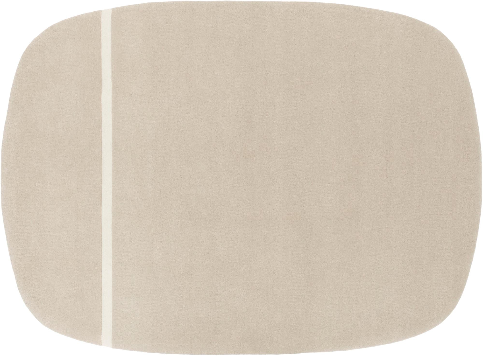 Oona Teppich von Normann Copenhagen: Stilvoller, farbenfroher Teppich mit sanften Kurven, ideal für jeden Wohnraum.
