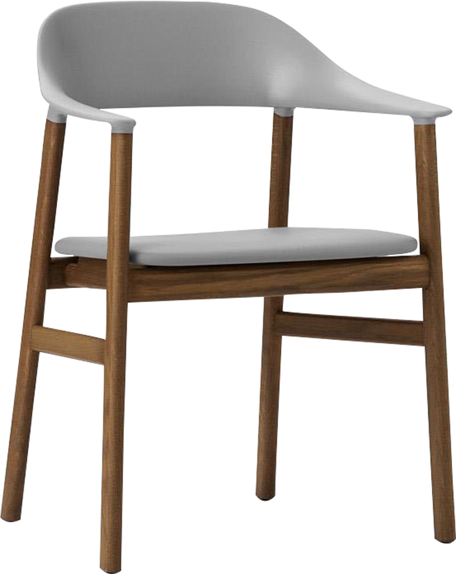 Moderner Herit Stuhl mit Armlehnen von Normann Copenhagen, ideal für stilvolle Wohnräume und gemütliche Sitzgelegenheiten.