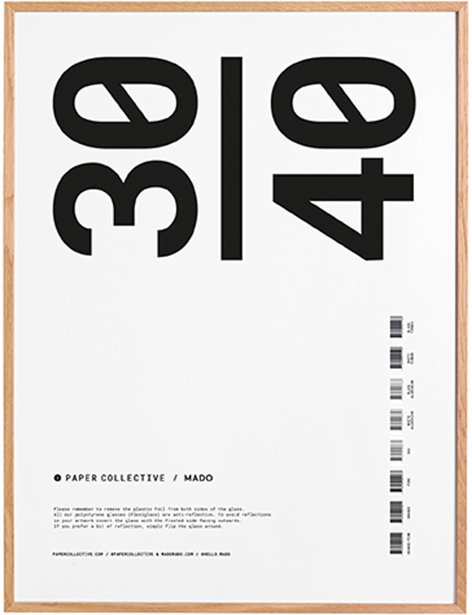 Eleganter Kunstdruck im Rahmen von Paper Collective, ideal für die Verschönerung zeitgenössischer Wohn- und Arbeitsräume.