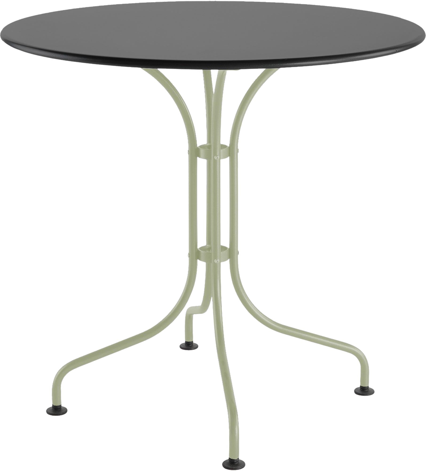 St. Moritz Metall-Gartentisch ø90 von Schaffner – eleganter, wetterfester Rundtisch aus Stahl, perfekt für kleine Gärten und Terrassen, langlebig und stilvoll.