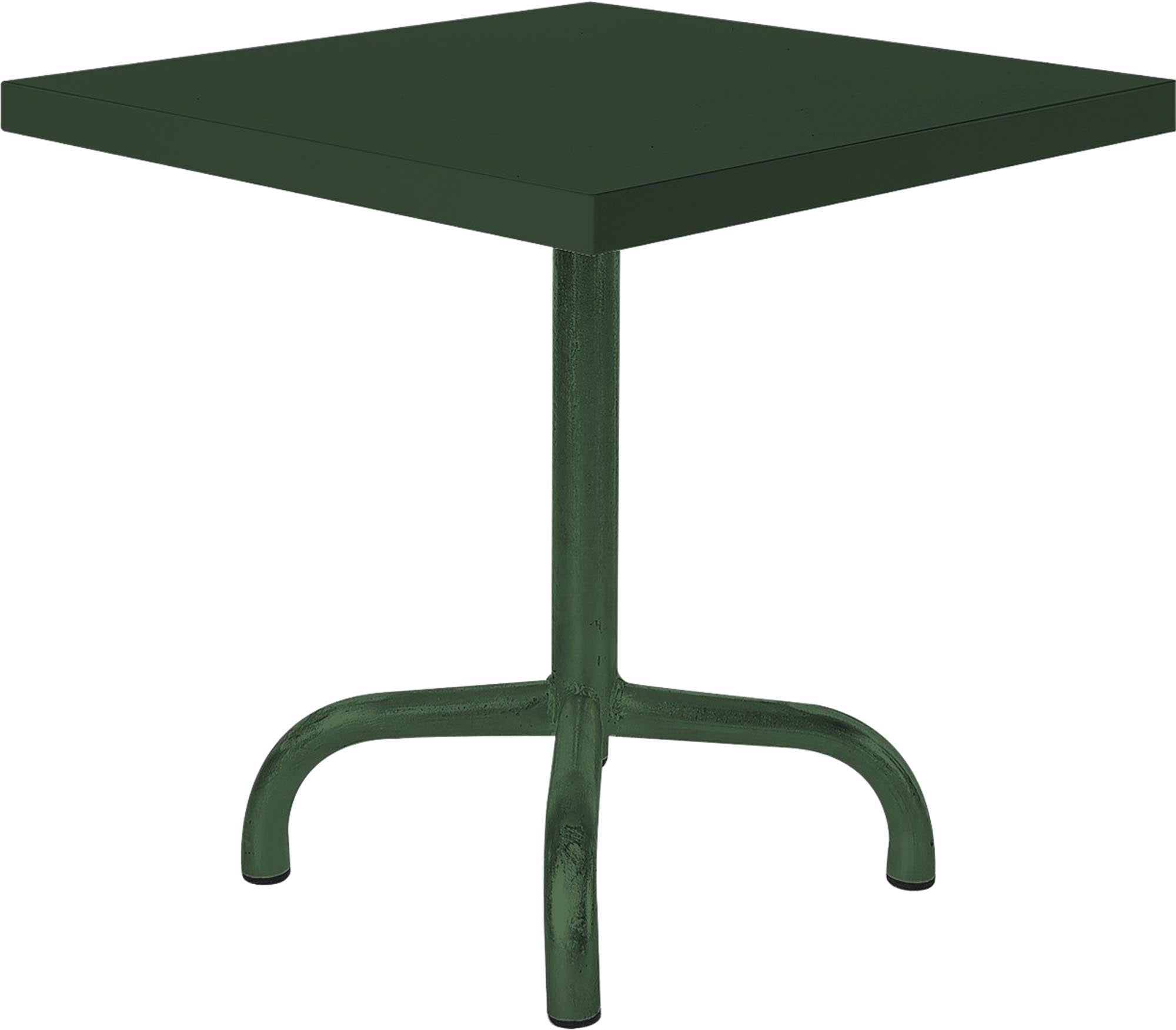 Moderner Säntis Metall-Beistelltisch 50x50 cm, ideal für den Außenbereich, ergänzt stilvoll Ihre Gartenmöbel und lädt zum Verweilen ein.