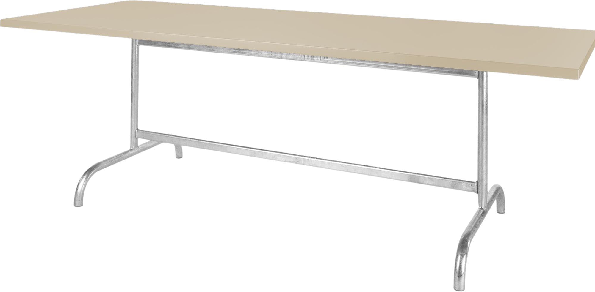 Moderner klappbarer Gartentisch aus robustem Metall, 240x80 cm, perfekt für Gartenpartys und Terrassen, stilvoll und funktional – Schaffner.