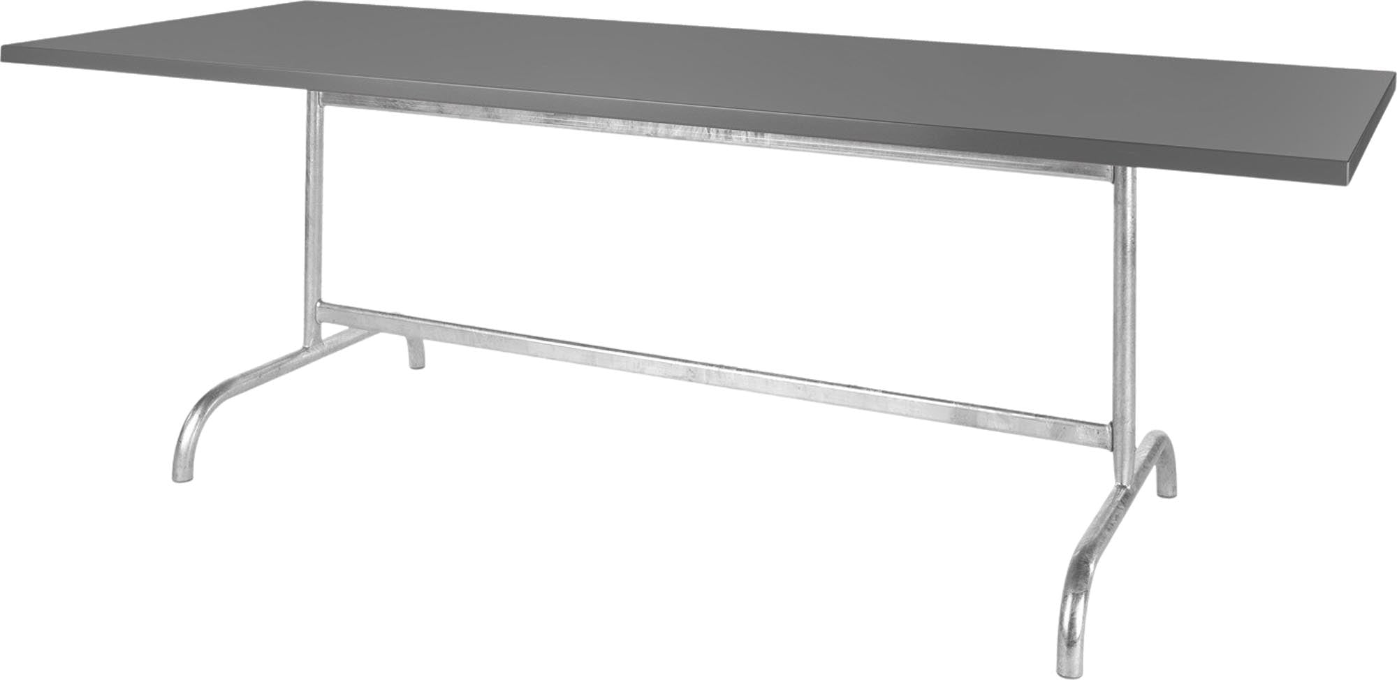 Eleganter klappbarer Gartentisch aus langlebigem Metall, 240x80 cm, ideal für gesellige Runden im Freien – Schaffner.