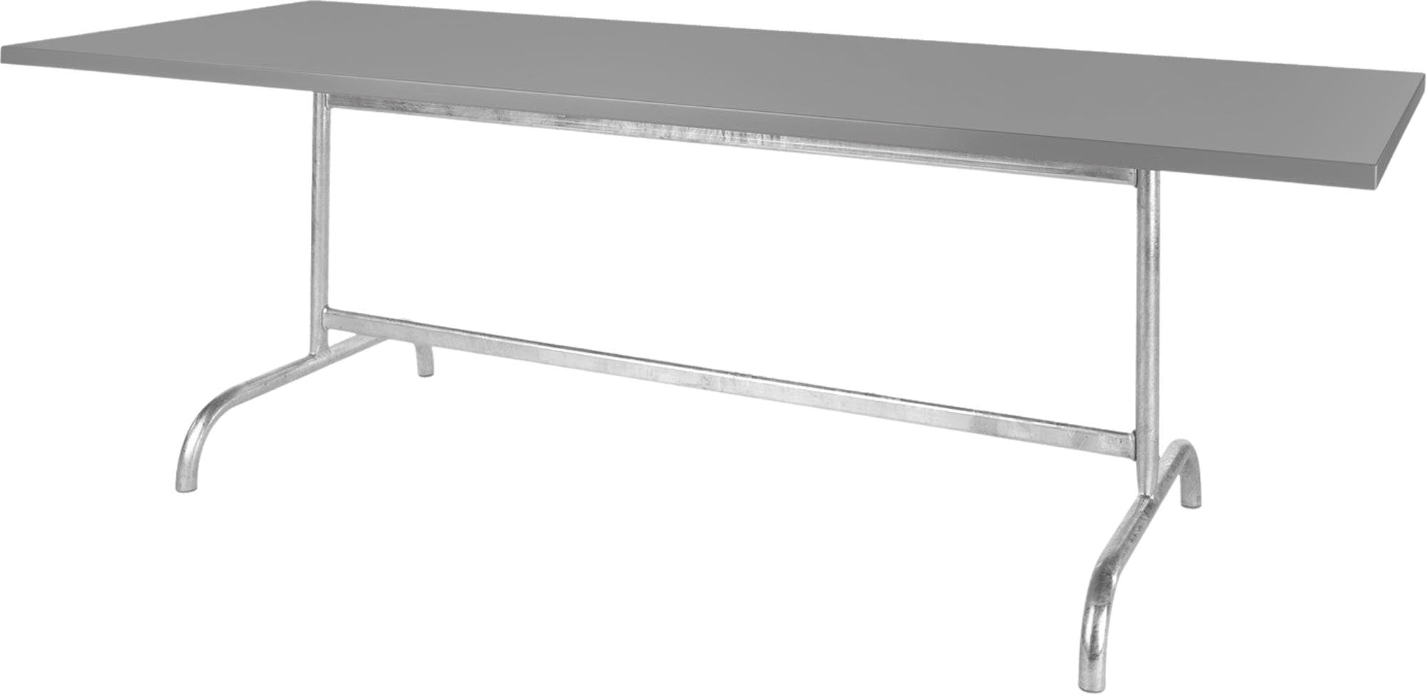 Eleganter klappbarer Gartentisch aus Metall in der Größe 240x80 cm, ideal für gesellige Zusammenkünfte und gemütliche Abende im Freien – Schaffner.