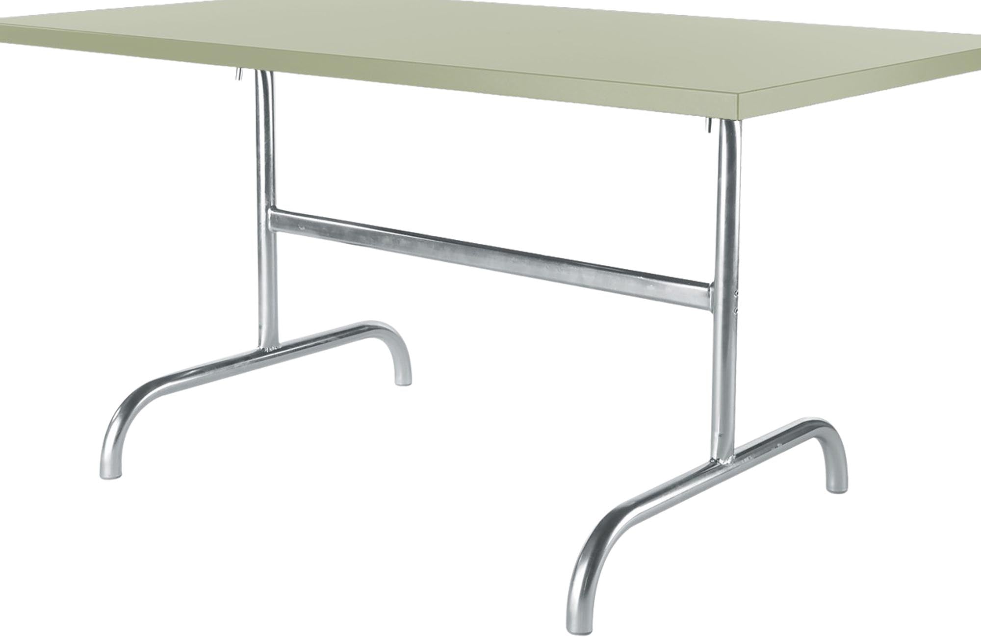 Hochwertiger Säntis Metall-Gartentisch 165x90 cm, klappbar, wetterfest, langlebig, Swiss Made, outdoor, Gartenmöbel, robust, platzsparend, stilvoll.