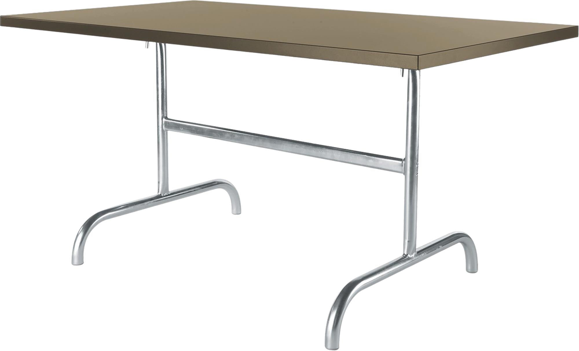 Hochwertiger, wetterfester Säntis Metall-Gartentisch 165x90 cm, klappbar und platzsparend, perfekt für Garten, Terrasse und Outdoor-Events. Schweizer Qualität.