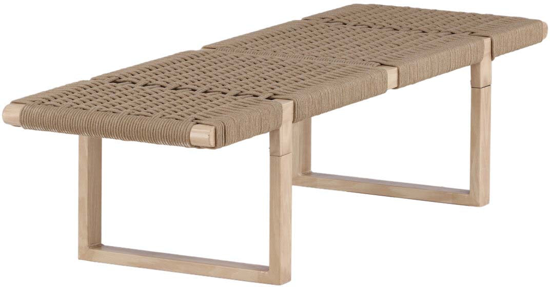 Elegante Ängön Sitzbank von Vind, ideal für entspannte Stunden im Freien, vereint Stil und Funktionalität in jedem Garten.