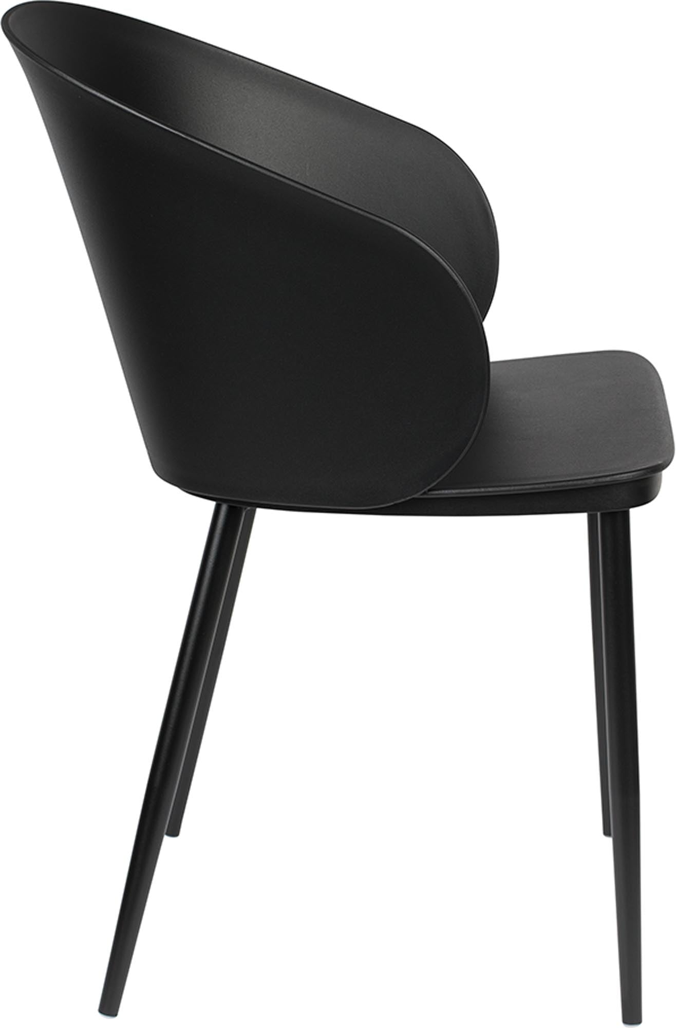 Stuhl GIGI von White Label Living: Moderner, eleganter Sitz mit komfortabler Polsterung, perfekt für stilvolle Wohnräume.