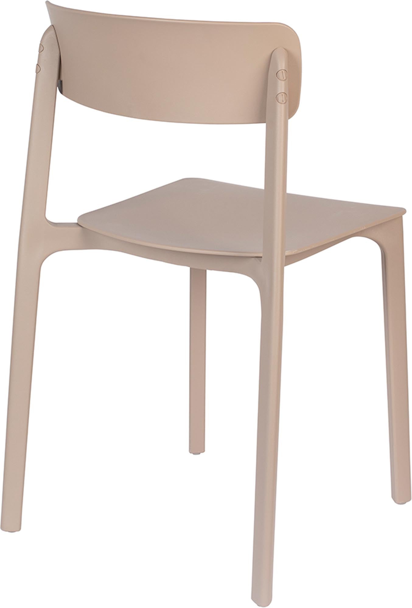 Eleganter Stuhl Clive von White Label Living, ideal für modernes Wohnen, vereint Komfort und zeitgemäßes Design in einem.
