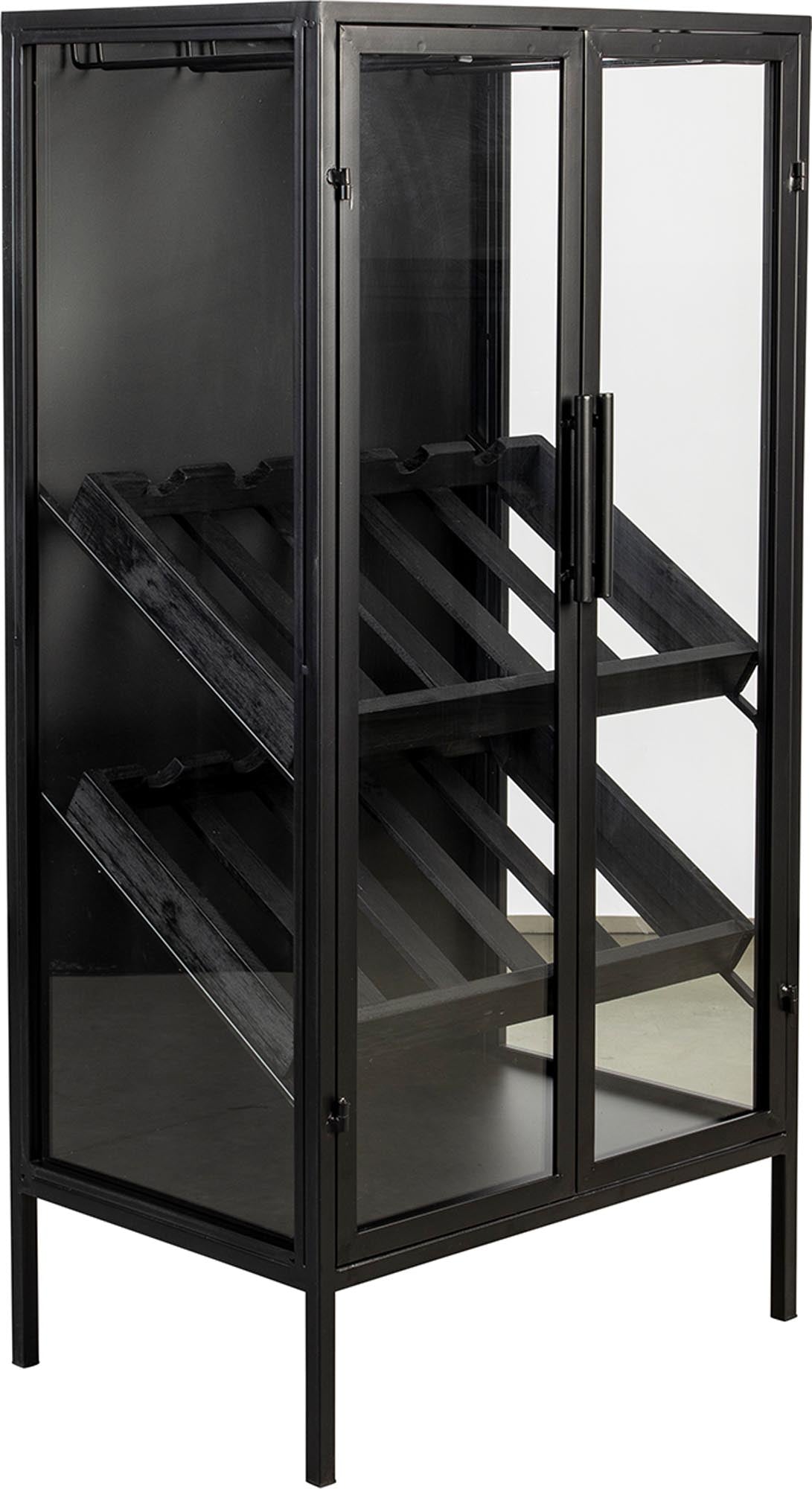 Stilvolles Weinregal ROB von White Label Living, ideal für die Aufbewahrung von bis zu 12 Flaschen in modernem Design.