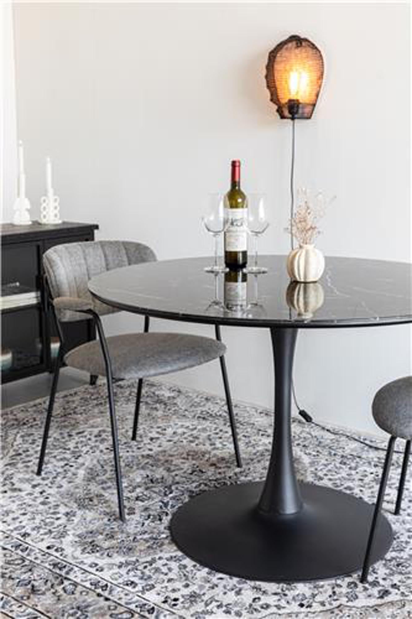 Moderner Tisch MARU BLACK von White Label Living für stilvolle Räume.