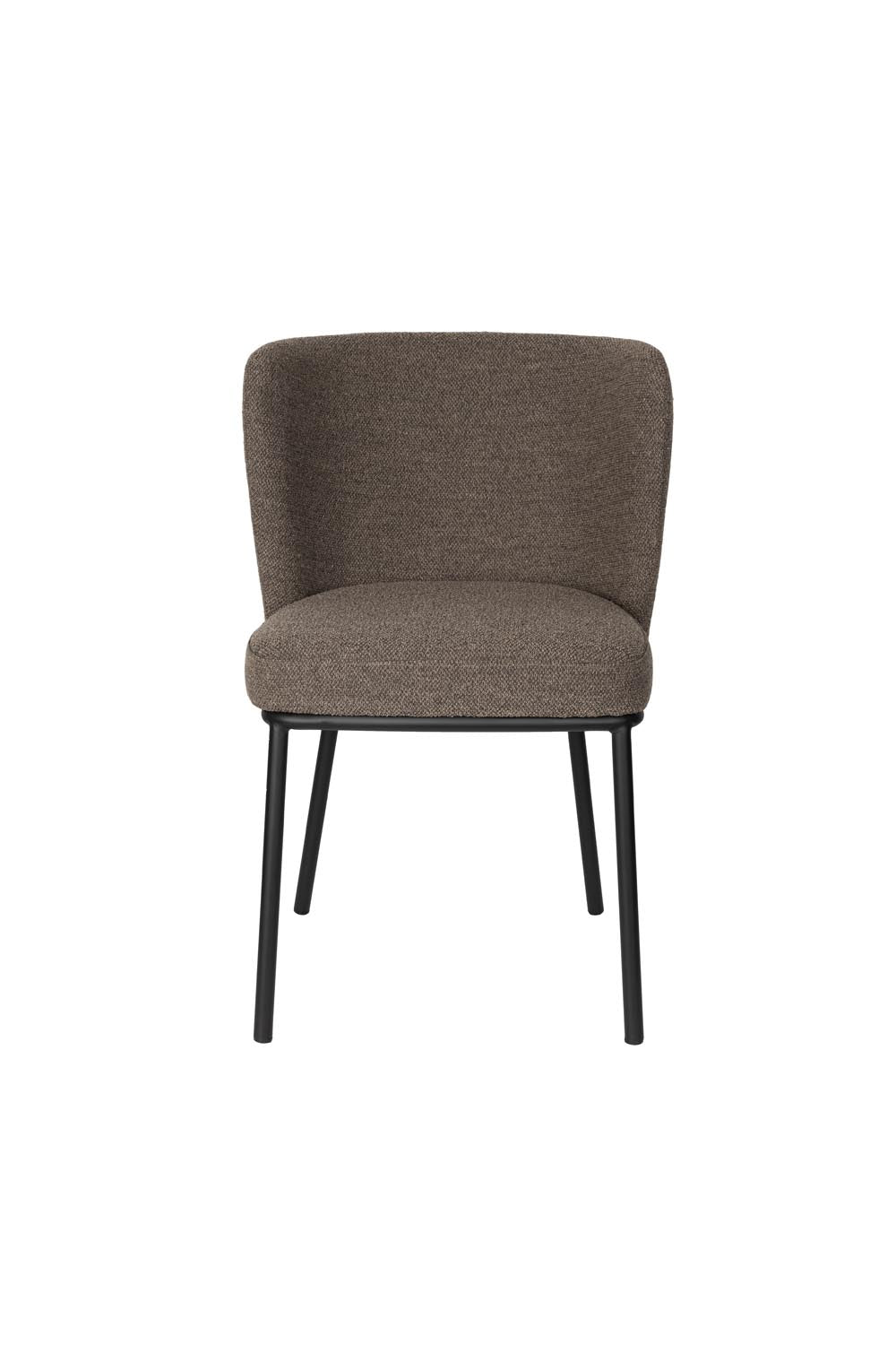 Entdecken Sie den Guus Stuhl in Braun von White Label Living – ein eleganter Schalenstuhl, der Komfort und modernes Design vereint.