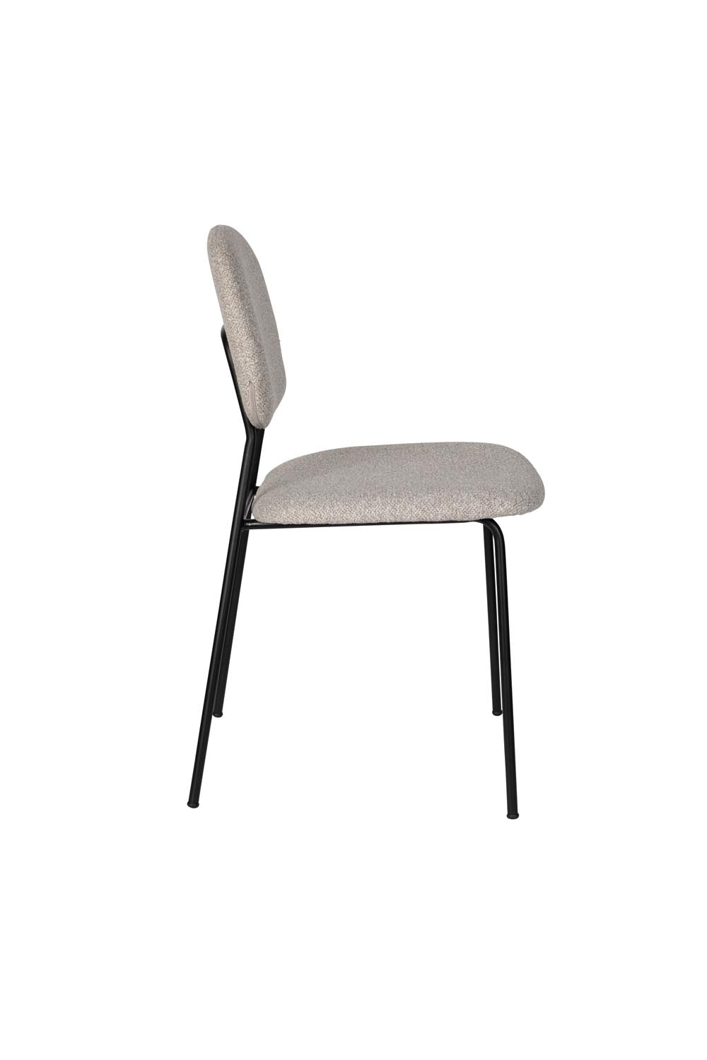 Eleganter Roos Stuhl in Hellbeige von White Label Living – Ideal für Komfort und Stil in jedem Esszimmer.