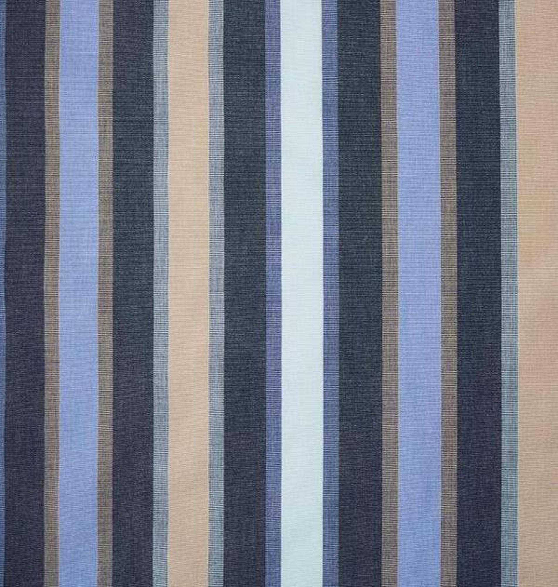 Eleganter marineblauer Outdoor-Vorhang von ZigZagZurich, ideal für den Außenbereich. Schützt vor Sonne und Wind, langlebig und pflegeleicht.