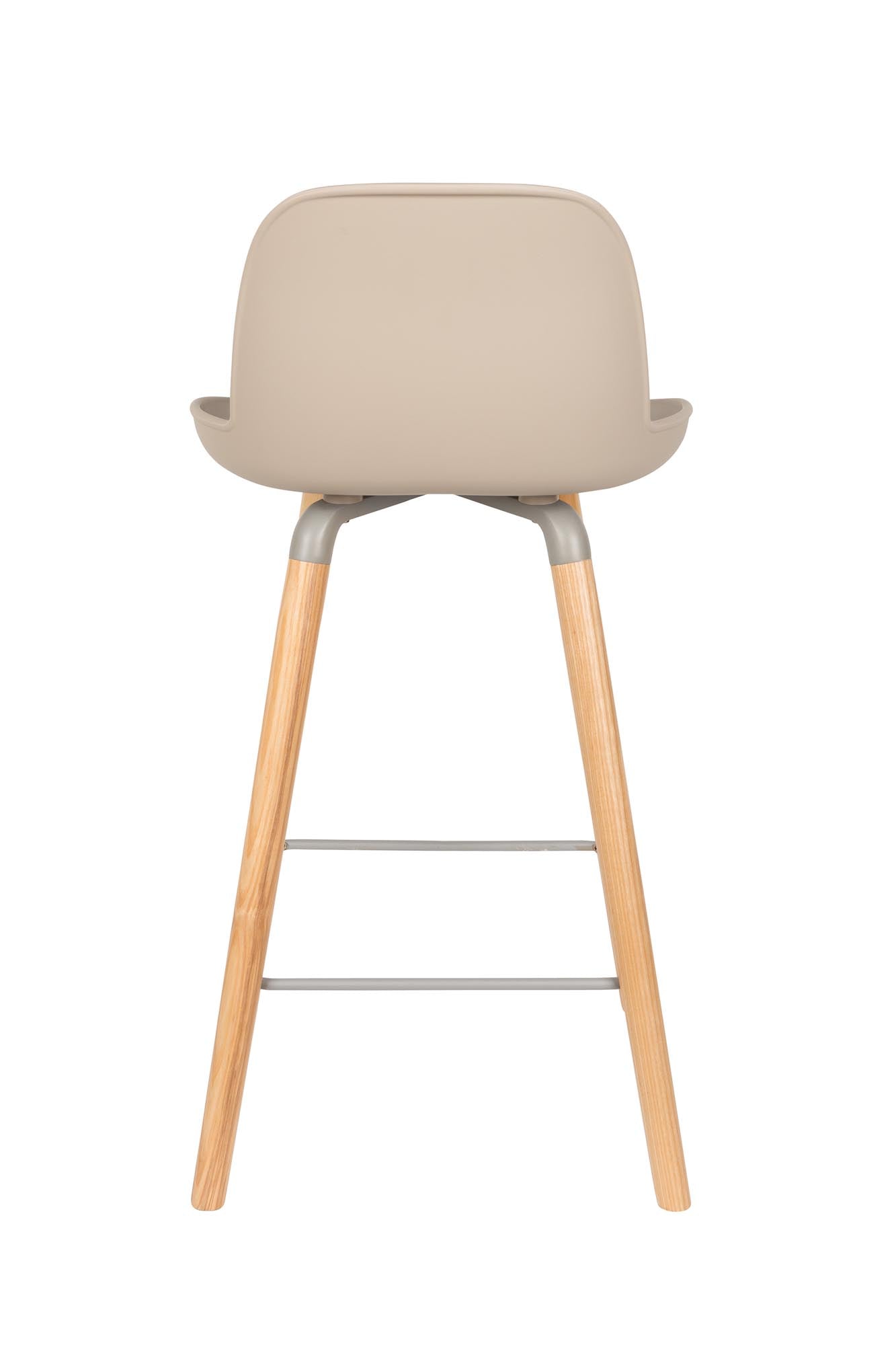 Moderner Barstuhl Albert Kuip von Zuiver, perfekt für stilvolle Innenräume, bietet Komfort und zeitgemäßes Design für jeden Raum.