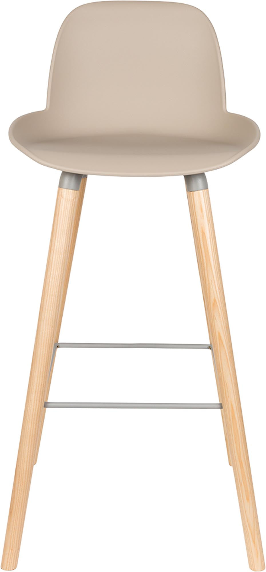 Eleganter Barstuhl Albert Kuip von Zuiver, ideal für moderne Bars und Küchen, vereint Komfort mit einem ansprechenden Design.