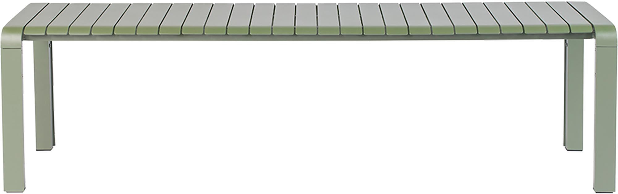 Stilvolle Gartenbank Vondel von Zuiver, ideal für den Garten, aus langlebigem Aluminium, perfekt für gemütliche Momente im Freien.